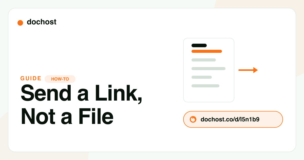 How to Share a Formatted Document Without Sending an Attachment