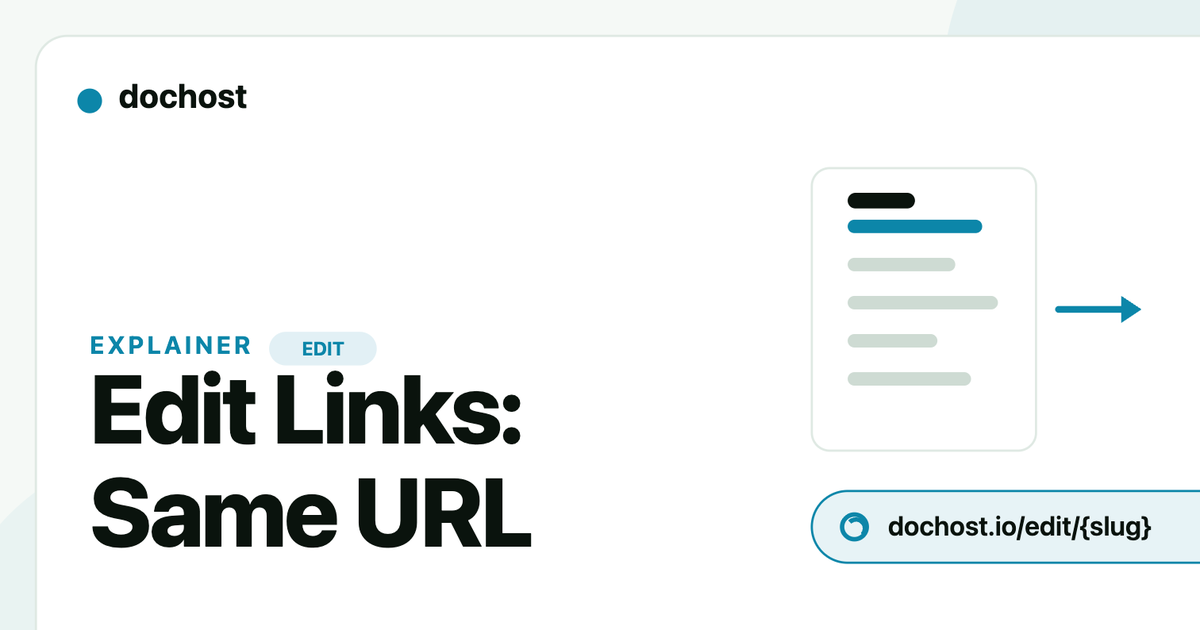 How Edit Links Work: Update a dochost Page Without an Account How Edit Links Work: Update a dochost Page Without an Account