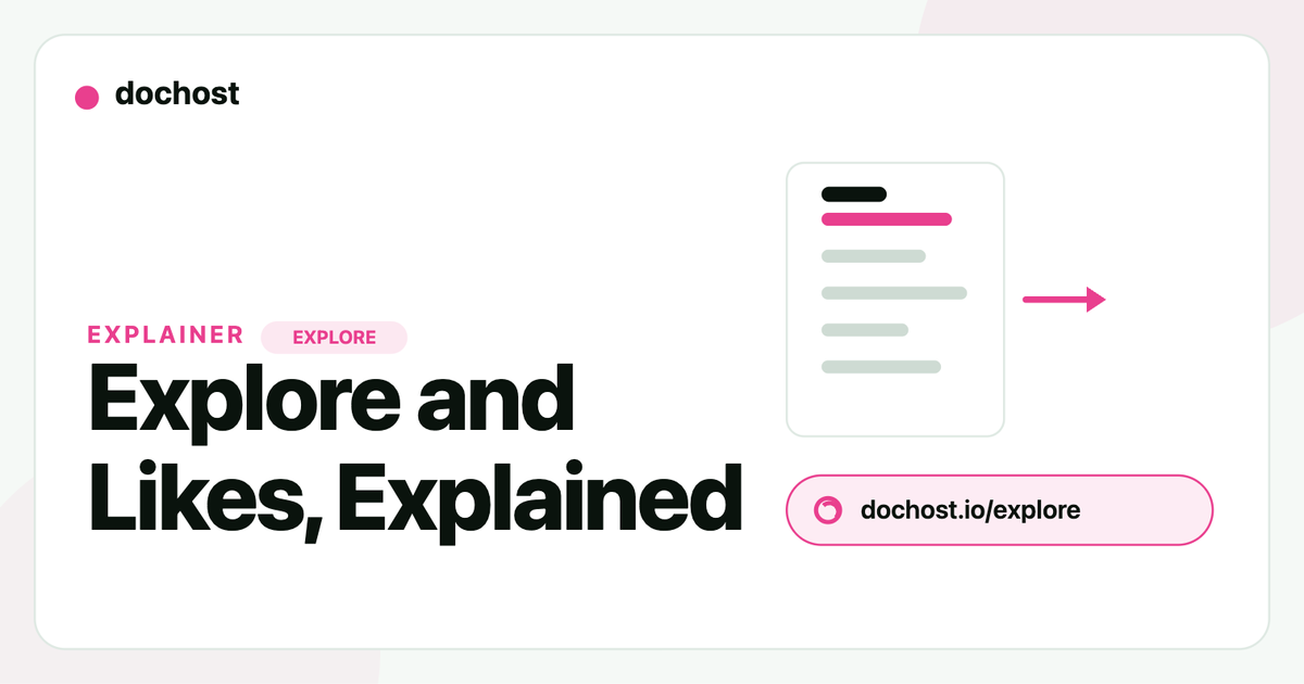 How Explore and Likes Work on dochost How Explore and Likes Work on dochost