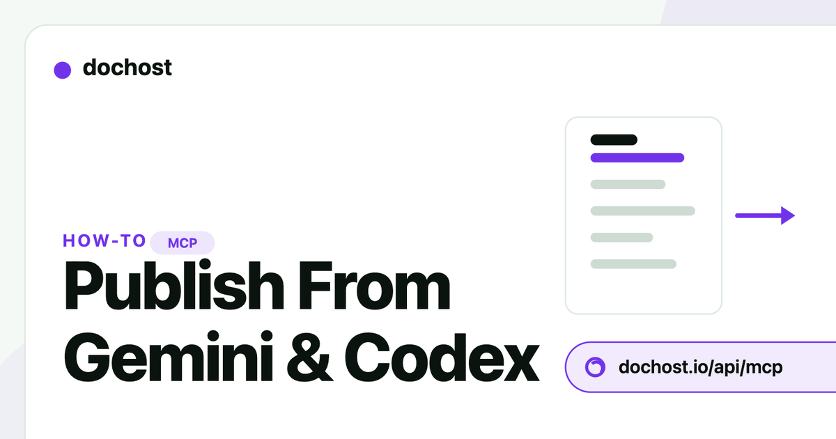 How to Publish a Page From Gemini CLI, Codex, Cursor, VS Code or Windsurf How to Publish a Page From Gemini CLI, Codex, Cursor, VS Code or Windsurf