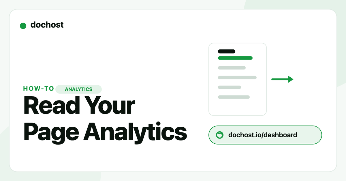 How to Read Your dochost Page Analytics How to Read Your dochost Page Analytics